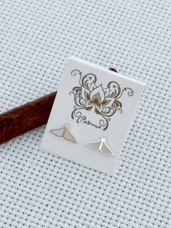 BRINCO rabo de sereia EM PRATA 925 COM MADREPÉROLA (80/12B41089)