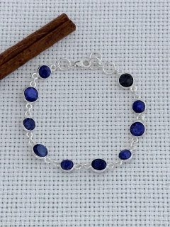 Pulseira Em Prata 925 Com Safira (39/26U970239) - comprar online