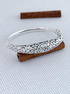 Bracelete Bali Eletroformação Em Prata 925 (94/10U2290509) - Padma Joias Em Prata 925