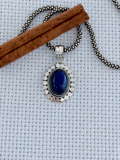 Pingente Em Prata 925 Com Lápis Lazúli (40/11P5800149) - comprar online