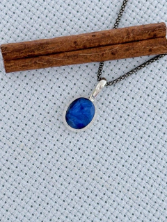 Pingente Em Prata 925 Com Safira (39/26P34089)