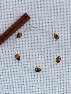 Pulseira Em Prata 925 com Olho De Tigre (35/15U540119) - comprar online