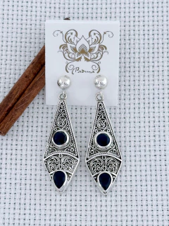 Brinco em prata 925 com safira (94/26B1930469) na internet