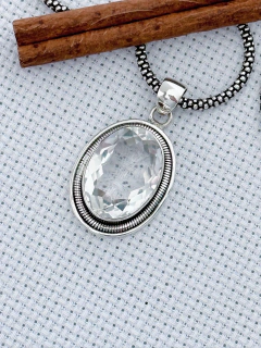 PINGENTE EM PRATA 925 COM CRISTAL (35/06A1420319)