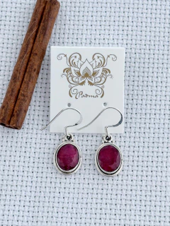 Brinco em prata 925 com rubi (35/25B820189) na internet