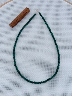 COLAR EM Esmeralda Com Detalhes Em Prata 925 (35/07C1400309) - comprar online