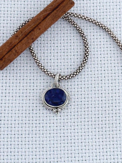 Pingente Em Prata 925 Com Safira (35/26P510119) - comprar online