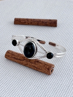 Bracelete Em Prata 925 Com Ônix (39/16U2670589) - comprar online