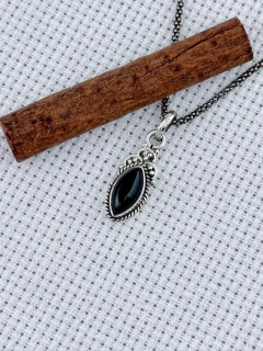 Pingente Em Prata 925 Com Ônix (1/16P32079) - comprar online