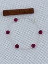 Pulseira Em Prata 925 Com Rubi (35/25U510119)