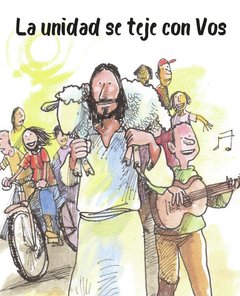 Sticker "La unidad se teje con vos"
