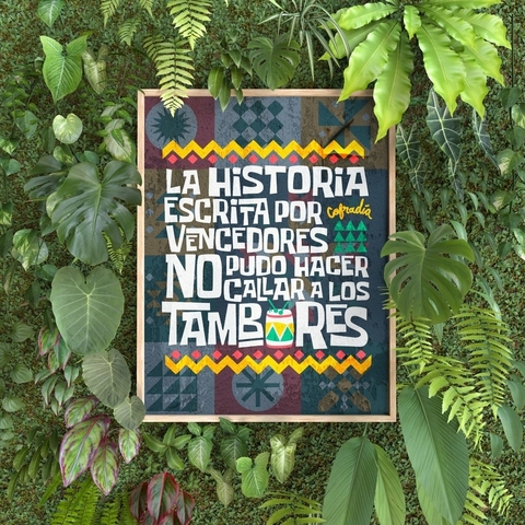 Cuadrito La historia Escrita - Huelga de Amores