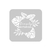 Stencil mod. Simply 15x15cm- C 932