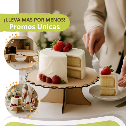 Porta Torta 40cm Con Diseño - comprar online