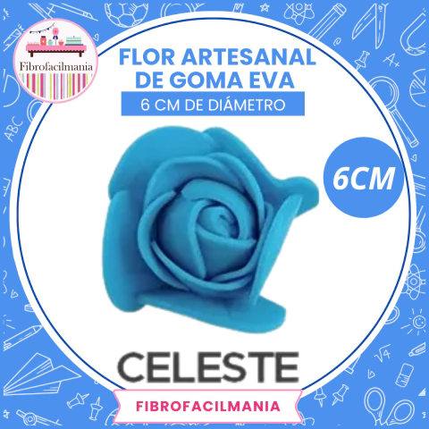 Flor Goma Eva con Cabo - comprar online