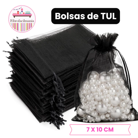 Bolsa De Tul 7 x 10cm x 25 unidades - comprar online