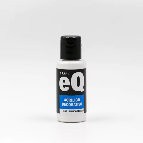 Pintura Acrilica eQ arte 50cc- Cod 50 Blanco Perlado