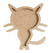 Figura Hueca GATO Para Luces Led