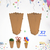 FLORERO GLOBERO CACHEPOT PARA CANDY BAR EN FIBROFACIL