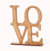 Palabra LOVE con base