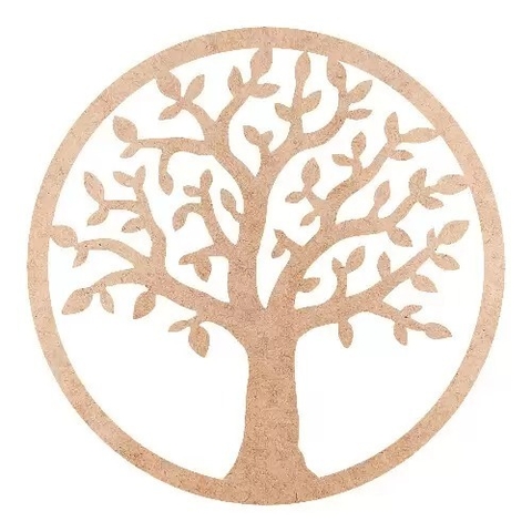 Mandala Arbol De Vida En Fibrofacil