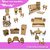 Casita De Muñecas Wendy En Fibrofácil 32 Muebles + Regalo - Fibrofacilmania