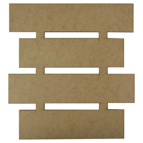 Figura Pallet 32 x 30cm De Fibrofacil En 3mm De Espesor