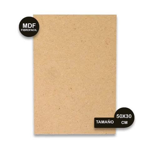 Base Rectangular 50x30cm en Fibrofacil de 3mm