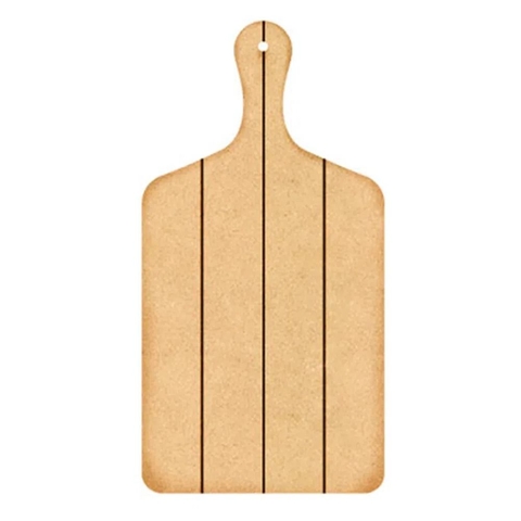 Tabla De Picar Rayada 42 x 21cm De Fibrofacil En 3mm De Espesor