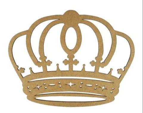 Aplique Corona Redondeada 20 cm x 15 cm