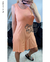 Vestido de morley con bolsillos, 4 colores - tienda online