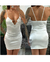 Vestido saten detalle pecho +colores