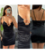 Vestido saten detalle pecho +colores - comprar online