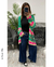 Saco tejido lana mohair +colores