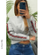 Buzo frizado detalle mangas +colores - comprar online
