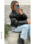 Campera simil cuero – negro opaco con bolsillos , linea premium xtalle - comprar online