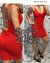 Vestido policrepe con tiras espalda lurex en internet