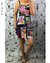 Vestido de fibrana estampada - comprar online