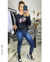 Básica, algodón peinado premium , aplique ojo corazon lentejuela xtalle - comprar online