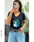 Remera en algodón peinado premium, estampa serigrafica flower +colores xtalle - comprar online