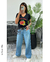 Remera en algodón peinado premium, estampa serigrafica fruits +colores xtalle