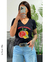 Remera en algodón peinado premium, estampa serigrafica fruits +colores xtalle - comprar online