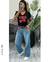Remera en algodón peinado premium, estampa serigrafica cherries +colores xtalle - santas no hay