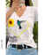 Remera en algodón peinado premium, estampa serigrafica, pajaro +colores x talles - comprar online