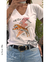 Remera en algodón peinado premium, estampa serigrafica, tigre +colores x talles - comprar online