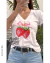 Remera en algodón peinado premium, estampa serigrafica, frutillas +colores x talles - comprar online
