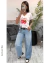 Remera en algodón peinado premium, estampa serigrafica, frutillas +colores x talles en internet