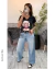 Imagen de Remera en algodón peinado premium, estampa serigrafica, marilyn +colores x talles
