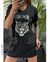 Remerón bordado lentejuelas tigre , algodón peinado premium - comprar online