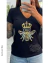Remera en algodón peinado premium, estampa serigrafica, abeja +colores x talles en internet
